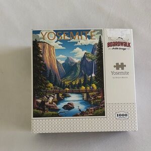 Gorgeous Boardwalk 1000 piece puzzle "Yosemite".  EUC.